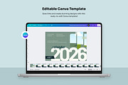 Clean Corporate Desk Calendar, a Stationery Template by twinstd (Thumbnail 3 of 5)