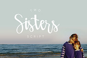 Two Sisters Script, a Script Font by Anugraha Design (Thumbnail 1 of 7)