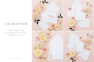 Styled photo collection, Alabaster