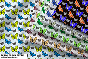 Butterflies Pattern, a Pattern Graphic by Pyopo (Thumbnail 1 of 3)