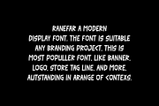 Ranefar - Modern Font, a Sans Serif Font by Iqsiart Studio (Thumbnail 4 of 6)