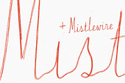Mistlewire - Textured Script Font, a Handwritten Font by Lilithcollageart (Thumbnail 11 of 12)