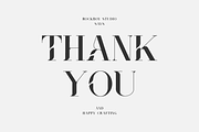 Grimoire - Elegant Fashion Font, a Serif Font by RockboyStd (Thumbnail 12 of 12)