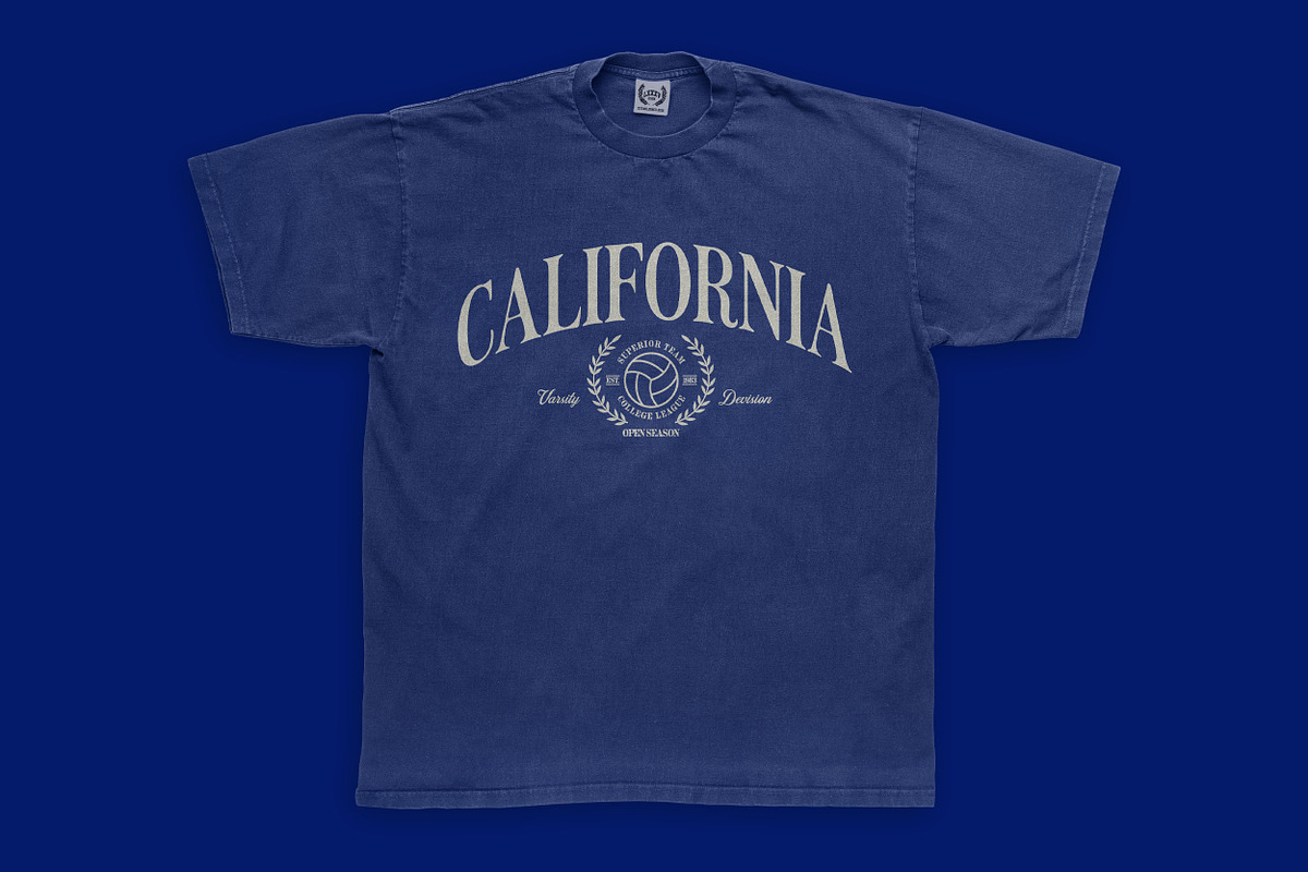 VARSITY Tee | Clothing Production, an Object Graphic by LXXXV | DSGN for Apparel (Photo 3 of 3)