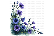 Monkshood Blooms, a Decorative Illustration by Bloom Craft Creations (Thumbnail 10 of 12)