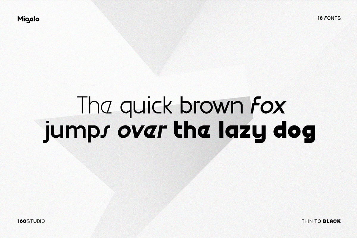 Migelo Modern Variable Font, a Sans Serif Font by 160 Studio (Photo 2 of 10)