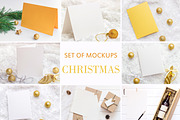 Set Mockups. CHRISTMAS, a Product Mockup by Mockups4you (Thumbnail 1 of 4)