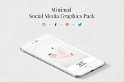 Minimal Pack, a Social Media Template by Social Corner Graphics (Thumbnail 1 of 8)