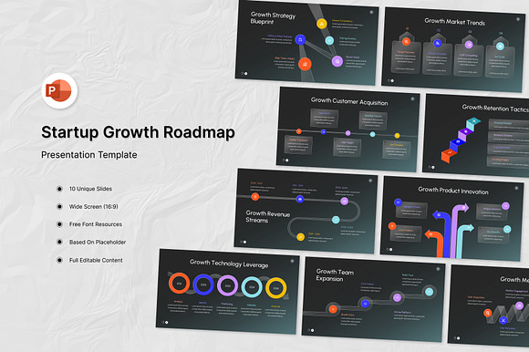 Startup Growth Roadmap PowerPoint preview 4