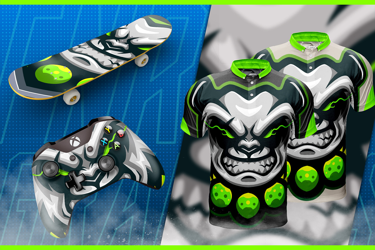 Panda Monk - Mascot & Esport Logo, a Branding & Logo Template by FNR Graphics (Photo 4 of 5)