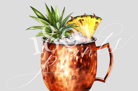 Pineapple Moscow Mule