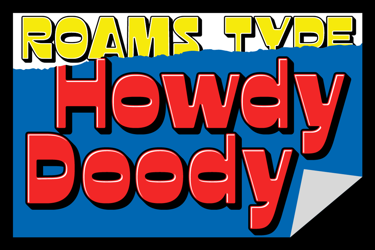 Boldvint - Vintage Pop Headline Type, a Sans Serif Font by Roams Type (Photo 3 of 7)
