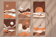 Boho Abstract Landscapes, a Decorative Illustration by Pretty Meerkat (Thumbnail 6 of 8)