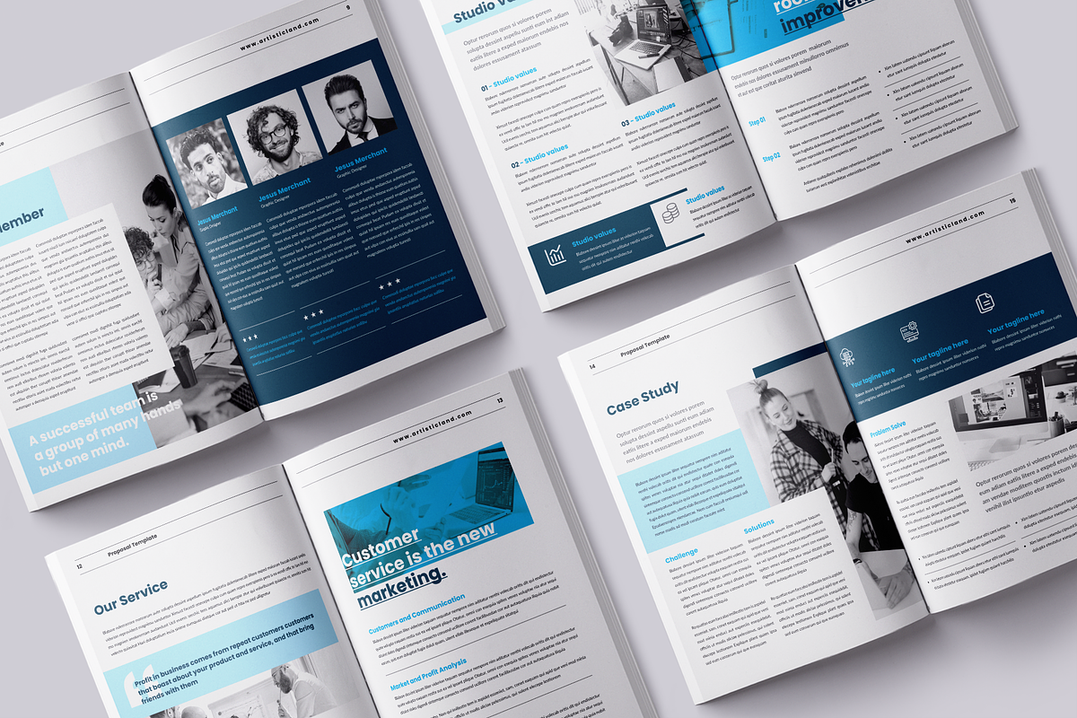 Proposal | Canva, Word, PPTX, IND, a Brochure Template by ArtisticLand (Photo 6 of 12)