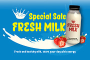 Kastrie - Milk Display Font, a Sans Serif Font by twinstd (Thumbnail 5 of 9)