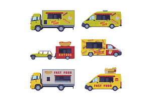 Food Truck as Equipped Motorized, a Food Illustration by TopVectors