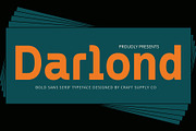 Darlond – Bold Sans Serif, a Sans Serif Font by Craft Supply Co. (Thumbnail 1 of 8)
