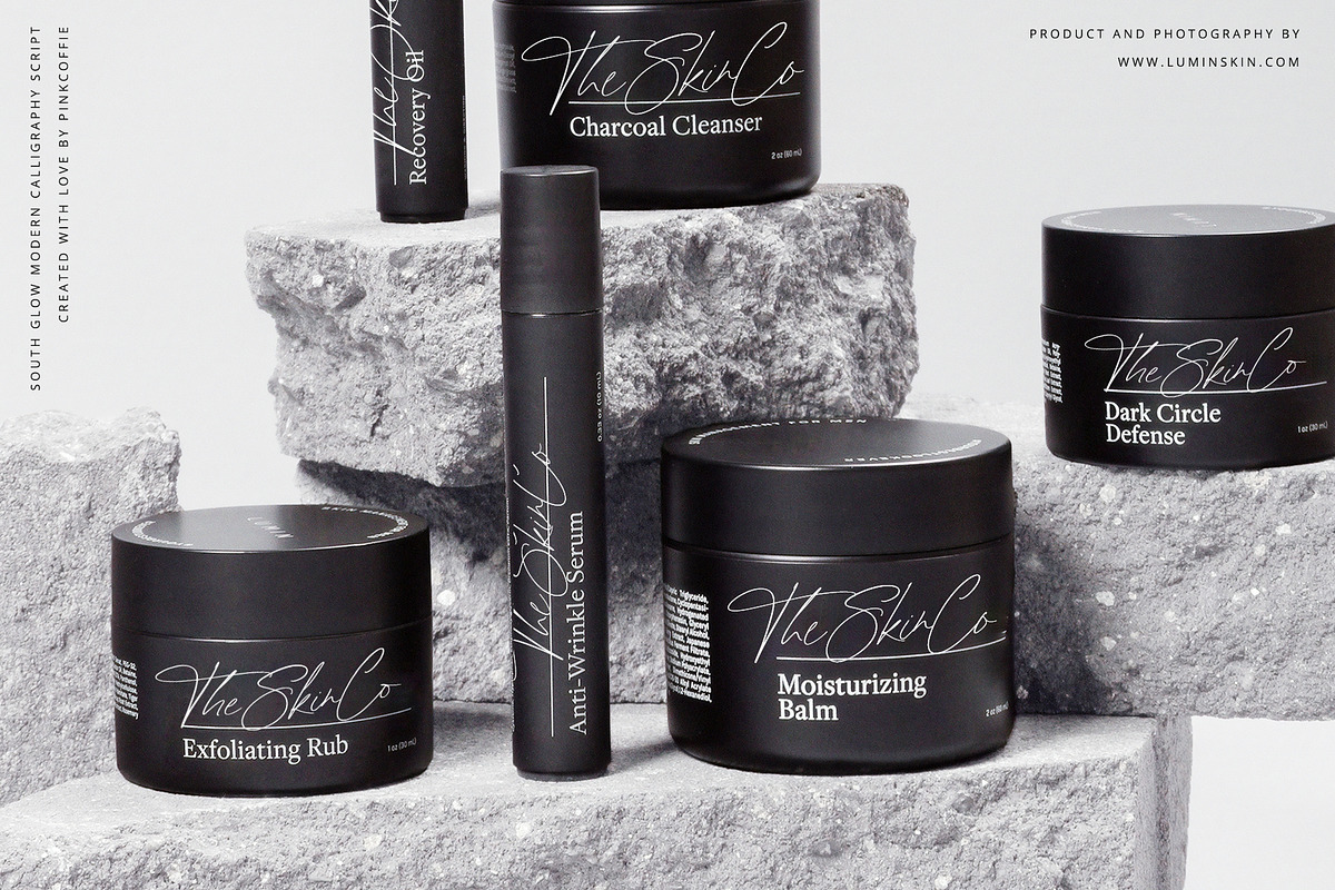 South Glow | Casual Chic Calligraphy, a Script Font by Pink Coffie (Photo 3 of 16)