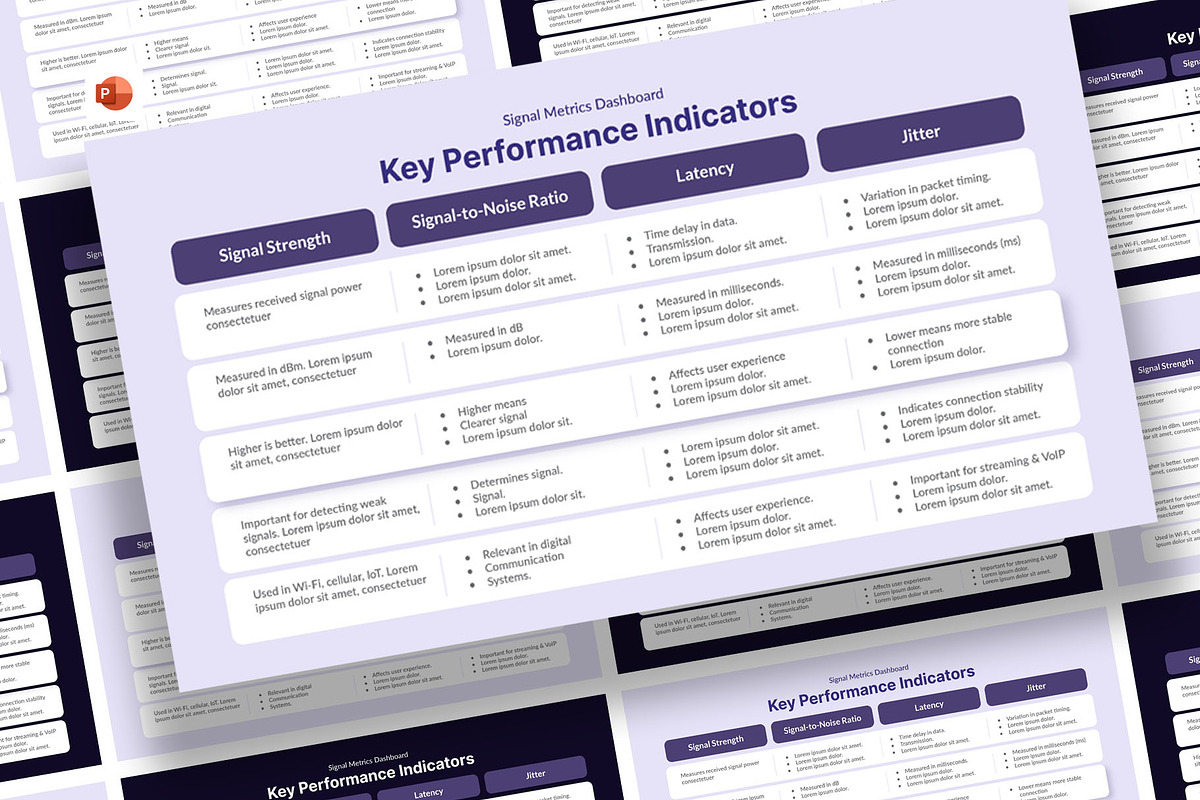Metrics Presentation for PowerPoint, a Presentation Template by hekenostudio (Photo 1 of 4)