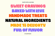 Pastry Bites - Bold Handwritten Font, a Sans Serif Font by Say Studio (Thumbnail 4 of 10)