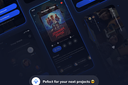 Movees - Movie Apps UI KIT, an App Template by Vektora Studio (Thumbnail 4 of 5)