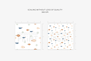 Kids patterns for fabric sea style, a Pattern Graphic by vatrushkaprint_store (Thumbnail 3 of 5)