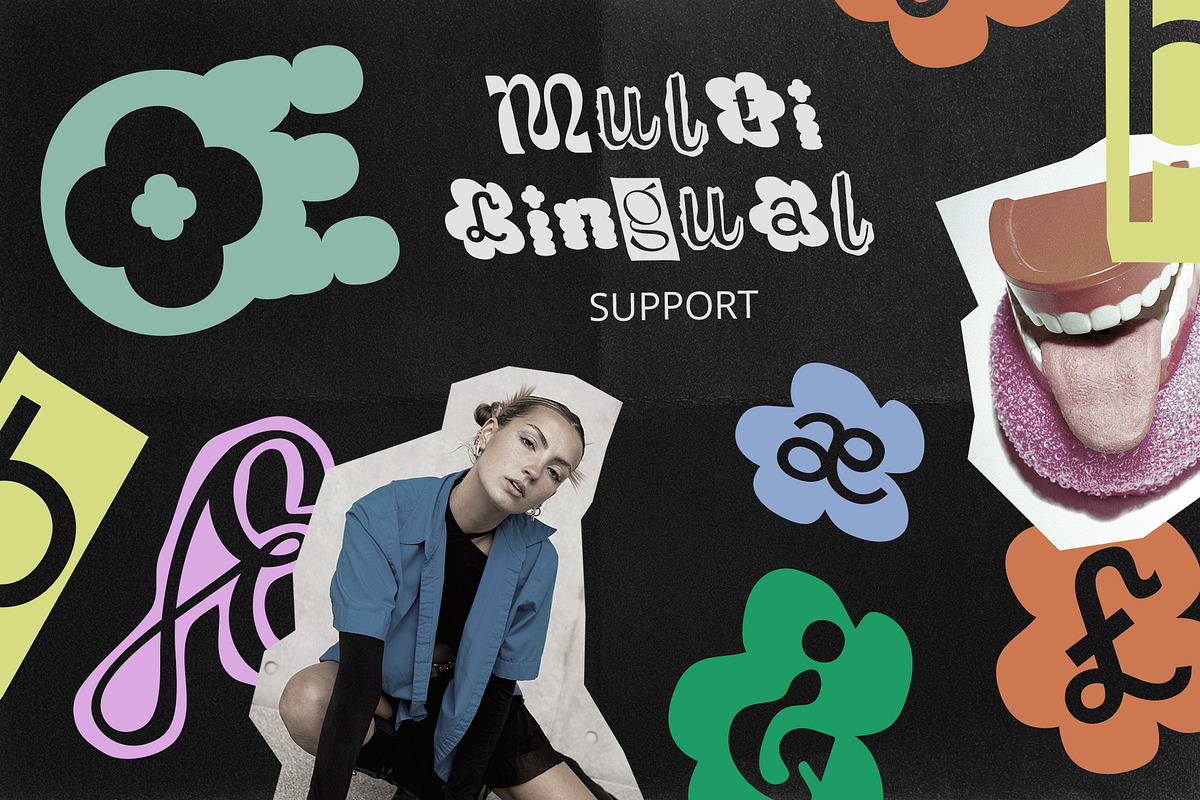 CS Anika – Collage Font, a Sans Serif Font by Craft Supply Co. (Photo 6 of 8)