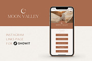 Showit Instagram Link in Bio Boho, a Websites & App Template by Wonderlik Webdesign (Thumbnail 1 of 4)