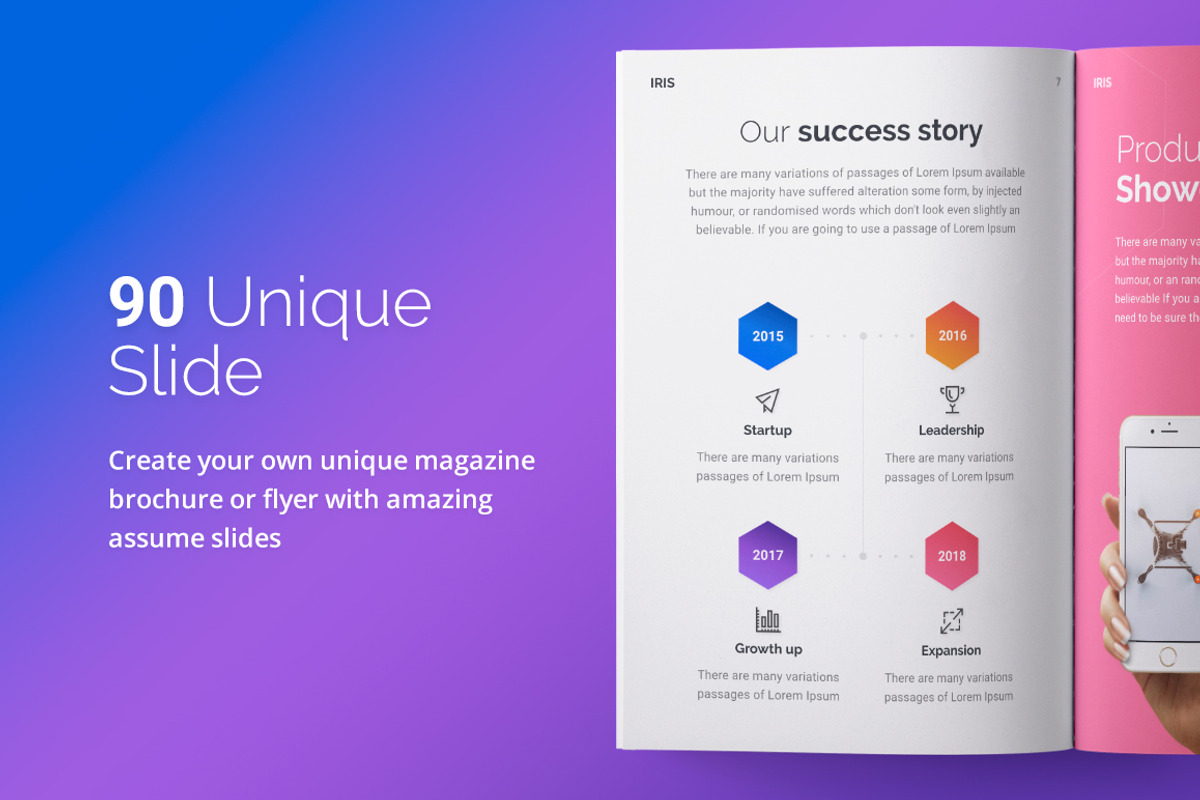 A4 | IRIS PowerPoint Template, a Presentation Template by Vladislav ...