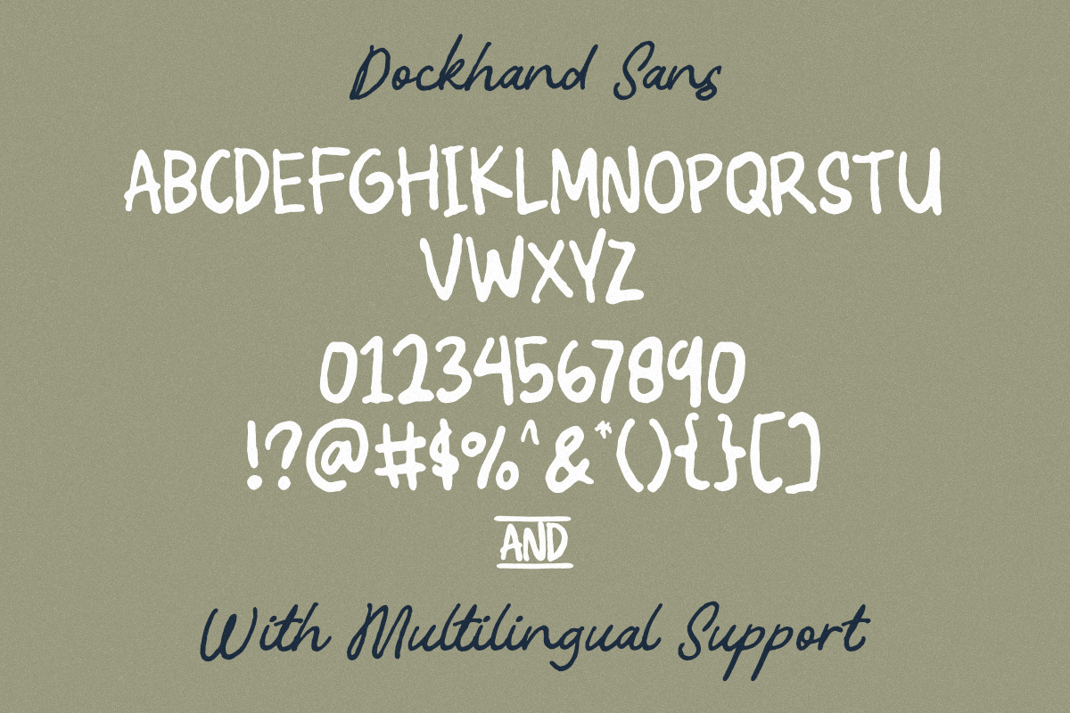 Dockhand Font Duo, a Script Font by Rillatype (Photo 9 of 10)