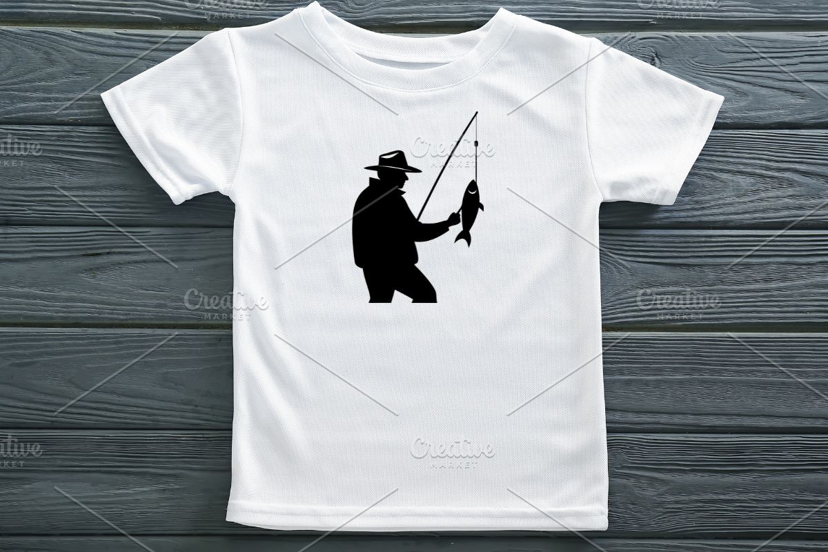 Fishing Silhouette SVG, an Object Illustration by newminddesign (Photo 7 of 10)