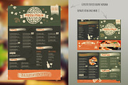 Pizzeria Restaurant Menu, a Brochure Template by Mikko Lemola (Thumbnail 4 of 4)
