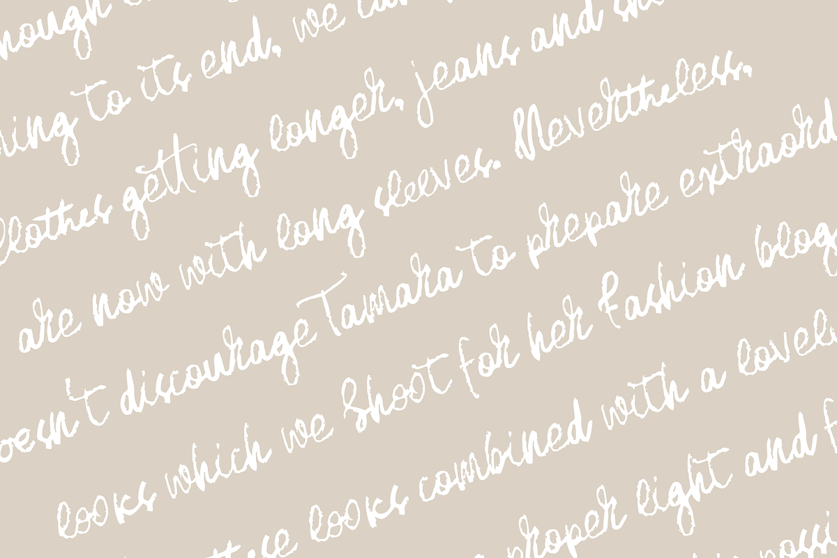 el Grande, a Handwritten Font by Alexander Tiunov (Photo 5 of 6)