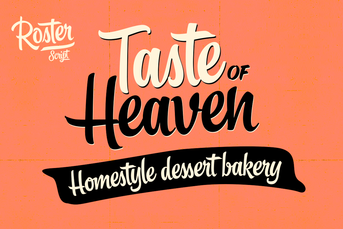 Roster Script + Extras (35% OFF), a Script Font by Fenotype (Photo 5 of 20)