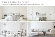 NEW-YORK APARTMENT Wall&Frame Mockup, a Print Template by MyHomeMockups (Thumbnail 1 of 11)