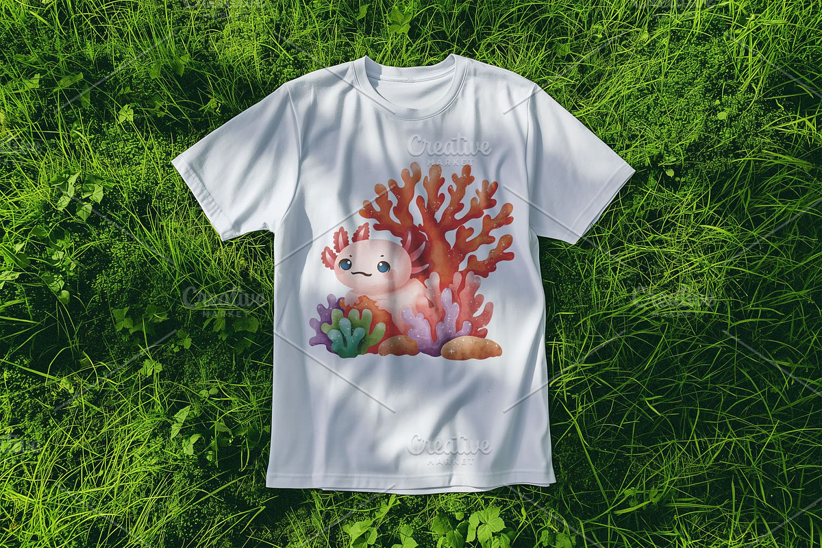 Axolotl Adventure Clipart, an Animal Illustration by Blumensdiary (Photo 5 of 6)