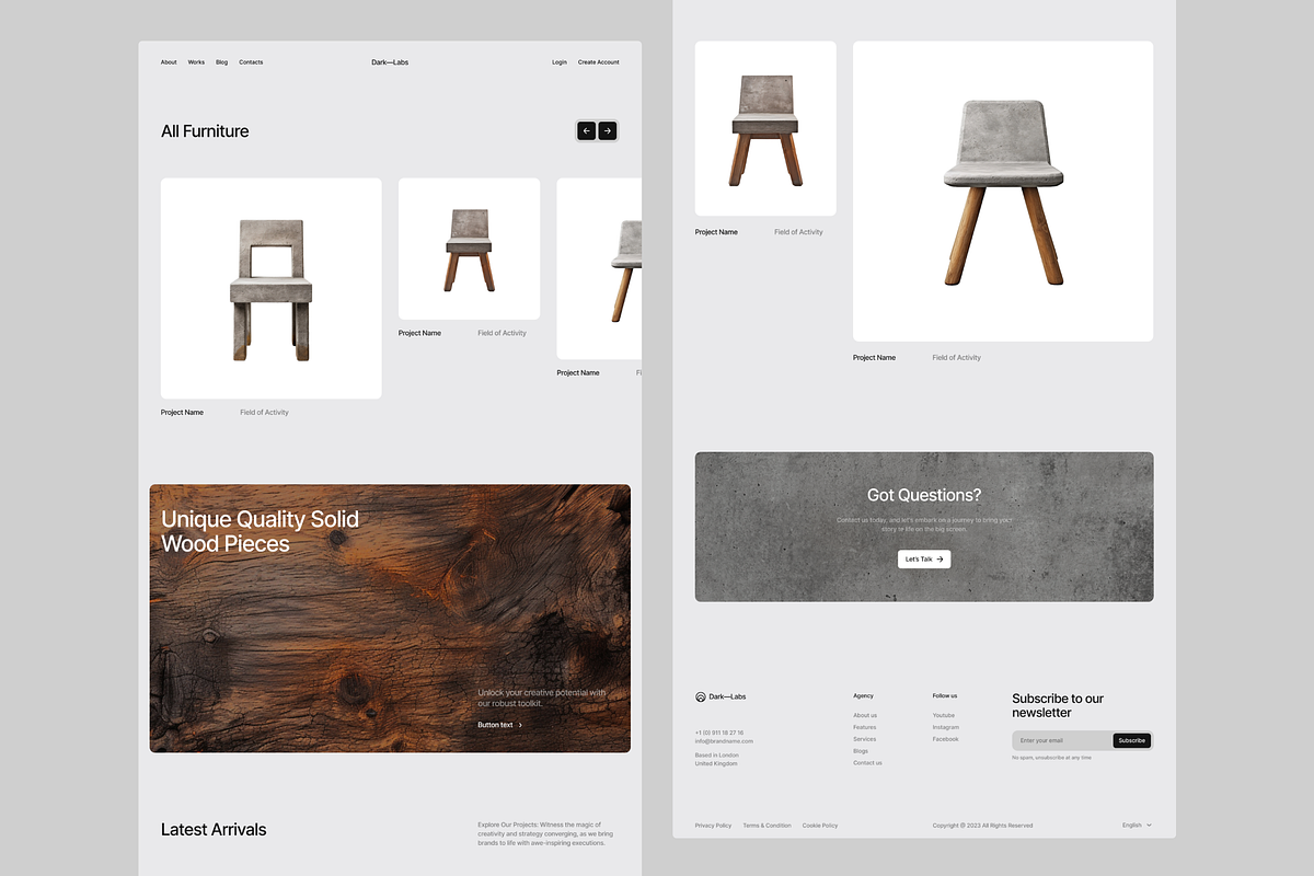 Dark—Labs / Futuristic Figma Ui Kit, an UI Kit Template by Natural.Twenty (Photo 4 of 8)