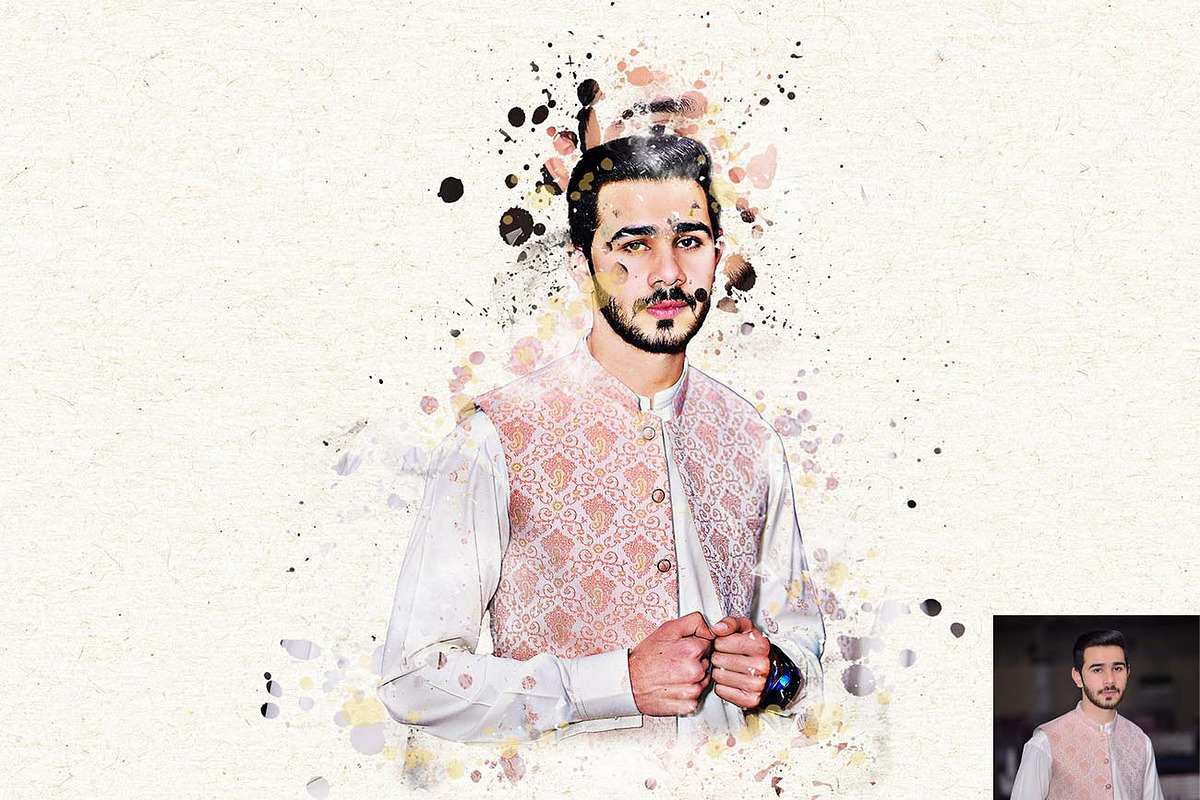 Paint Splatter Effect Ps Action, an Action Add-On by Studio Retouch (Photo 13 of 17)