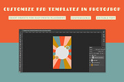 70s Retro Instagram Templates, a Social Media Template by Liseno Designs (Thumbnail 7 of 8)
