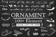 Extra Ornament, a Symbol Font by iyhulmonsta (Thumbnail 1 of 2)