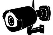 Security camera icons, a Technology Illustration by jahid234 (Thumbnail 8 of 13)