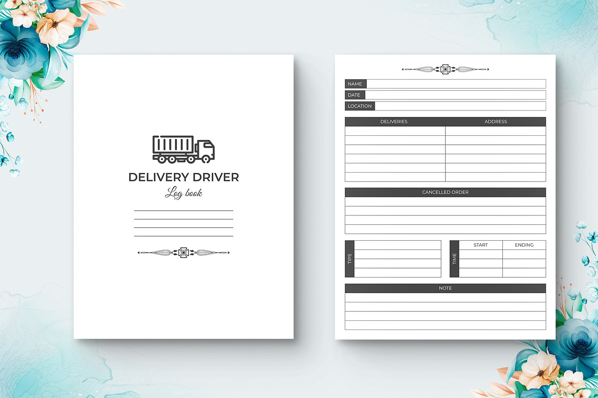 Delivery Driver Logbook Interior V-2, a Templates & Theme by Brix Lab (Photo 2 of 2)