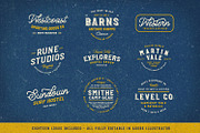 Explorers Logo & Font Collection, a Serif Font by Greg Nicholls (Thumbnail 3 of 9)