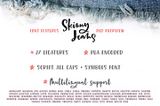 Skinny Jeans Font Trio, a Script Font by Every Tuesday (Thumbnail 10 of 11)