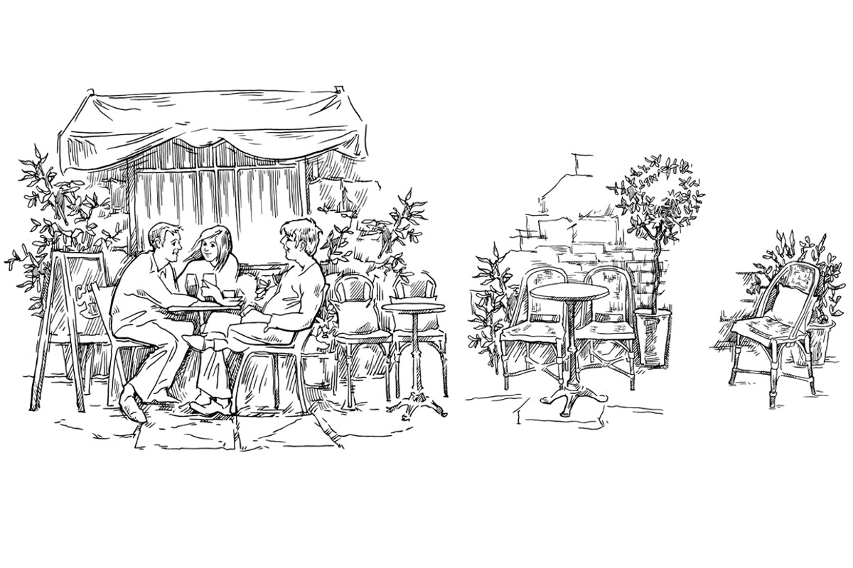 Set of Old Street landscapes, a Texture Illustration by Penndpaper (Photo 4 of 6)