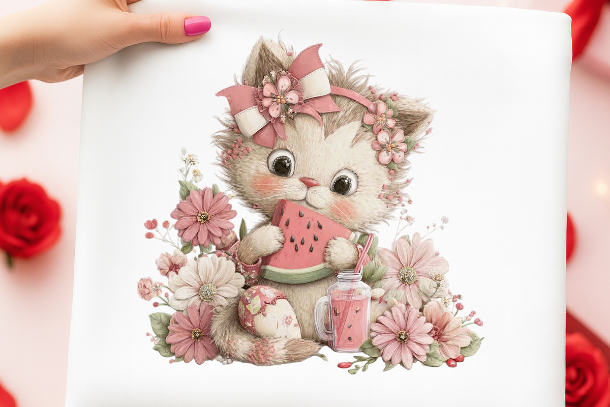 Whimsical Cats With Summer Drinks, an Illustration by Digital Artistic99 (Photo 5 of 11)