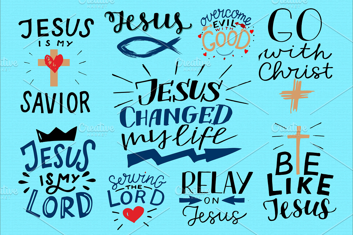 COLOR CHRISTIAN BUNDLE, an Illustration by Ola-la-la (Photo 5 of 14)