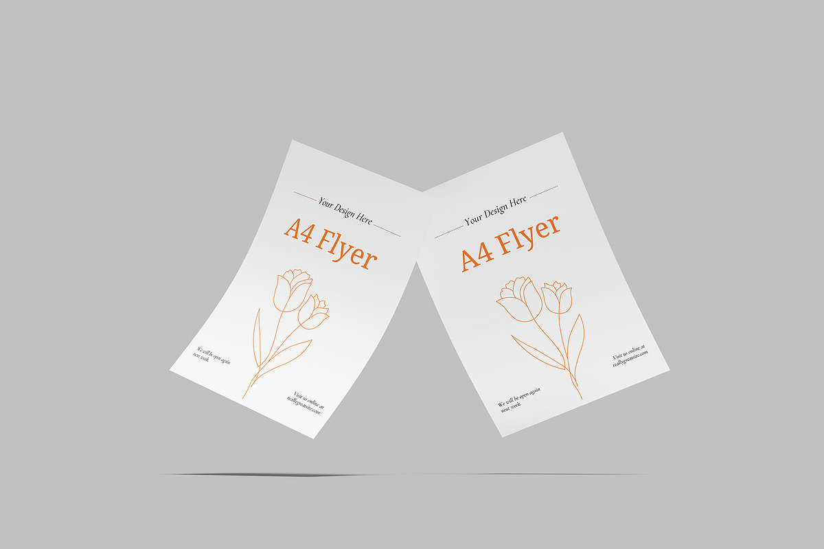 Premium Flyer Mockup, a Flyer Template by rizalamora (Photo 5 of 10)