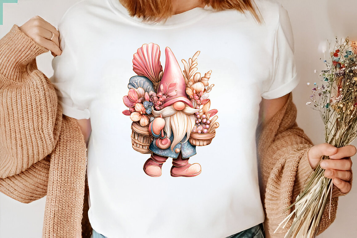 Seashell Gnome Clipart Bundle., an Illustration by SVGArt (Photo 8 of 9)