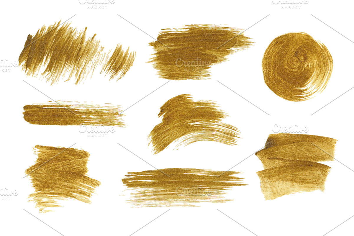 Gold metallic brushes, a Texture Graphic by Paper Cards (Photo 2 of 7)